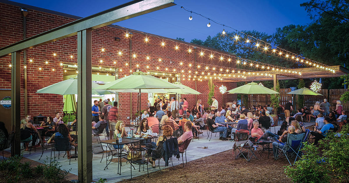 Outdoor Dining in Downtown Cary NC by VisitRaleigh.com